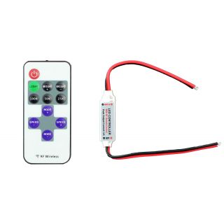 Controller Dimmer with remote control for LED Lighting Strip im car