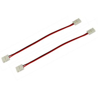 Connector für LED Streifen 8mm / Clip - Kabel - Clip