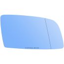 Spiegelglas rechts, blau, asphärisch, beheizbar für BMW 5er E60; E61 + 6er E63; E64