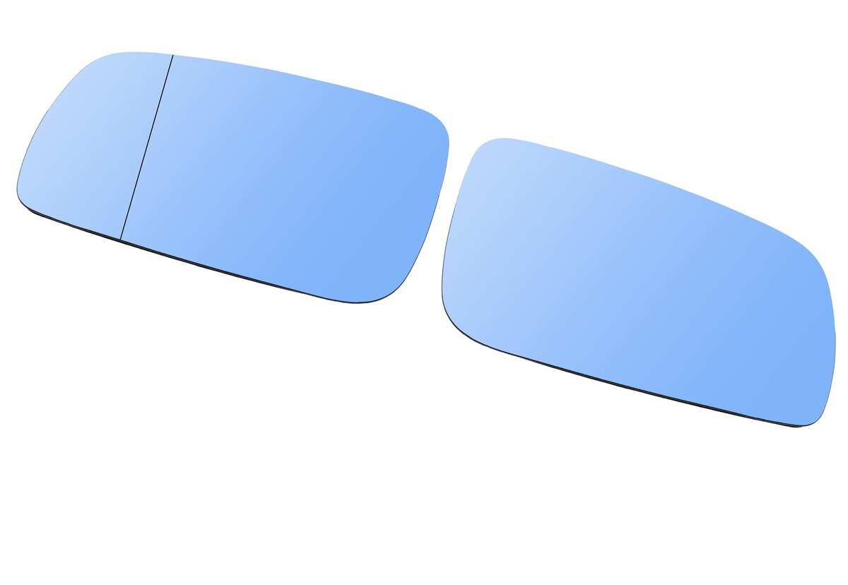 Set Spiegelglas blau, beheizbar, 21,99 €
